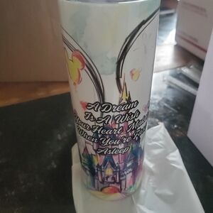 Colorful Dream Quote Tumbler
